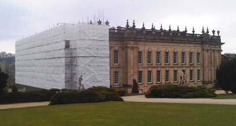 Chatsworth under cover