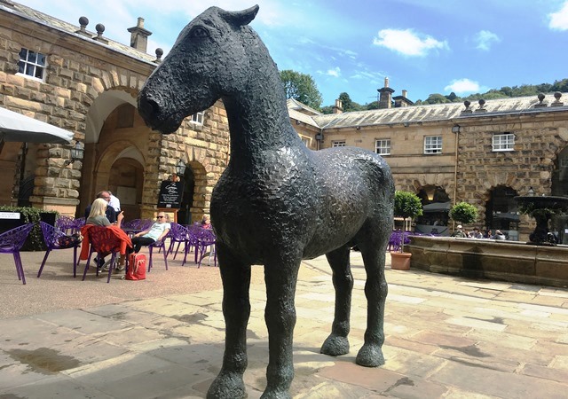 Chatsworth War Horse Dame Elisabeth Frink, - photo Zoe Dawes
