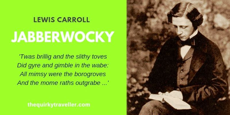 Quirky Travel Poem: Jabberwocky by Lewis Carroll
