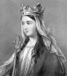 Matilda of Flanders, wife of William the Conqueror (as depicted in the Victorian era)