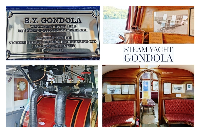 Steam Yacht Gondola collage - by Zoe Dawes