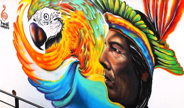 Street art in Quito Ecuador - photo Zoe Dawes